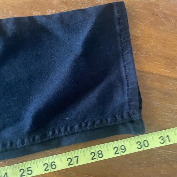 Hudson‎ Collin Flap skinny jeans black distressed stretchy denim size 32 - Picture 10 of 11